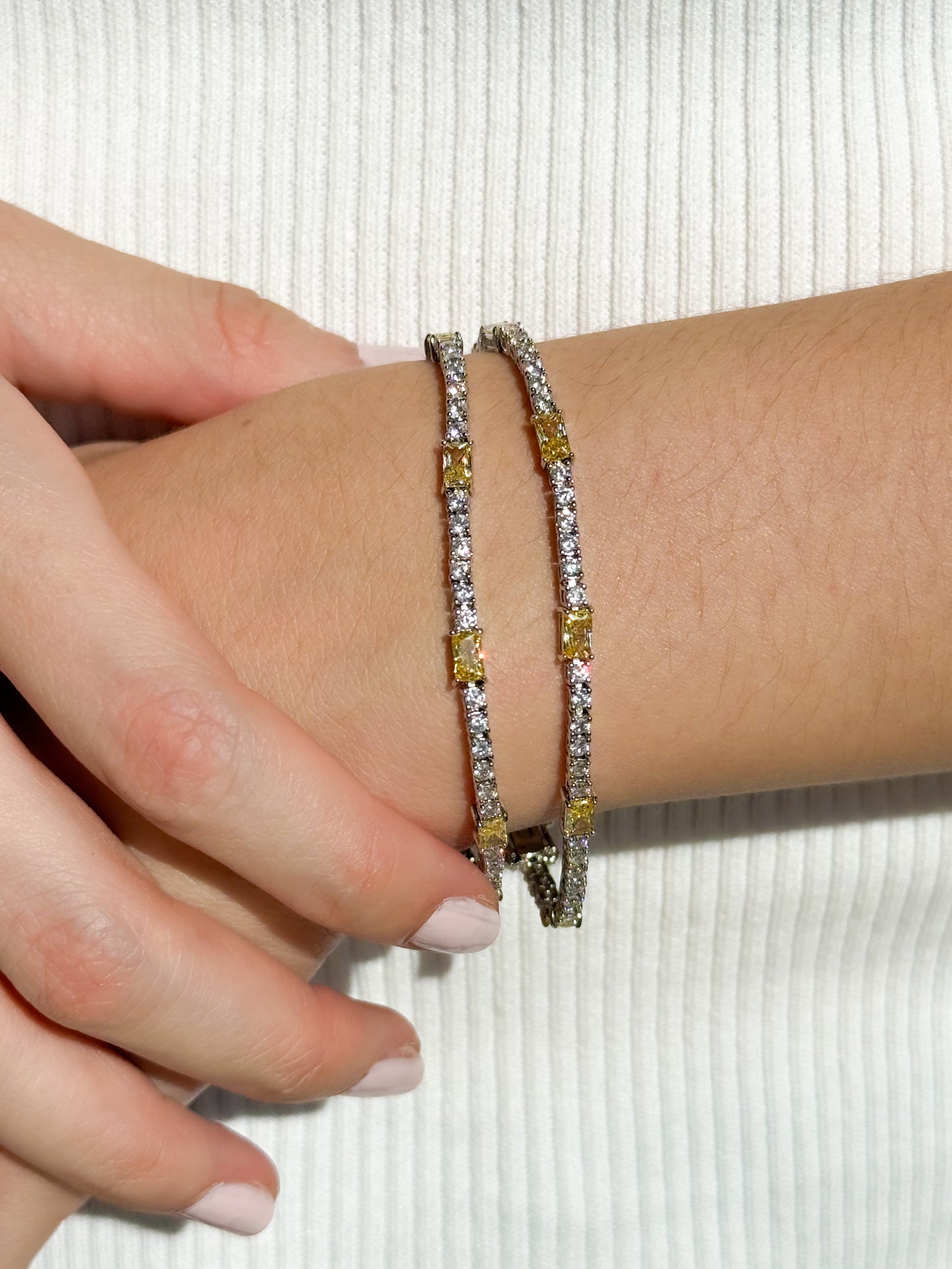 Lemon Baguette Bracelet