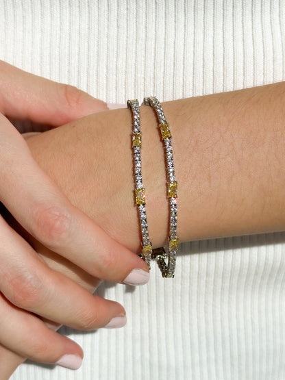 Lemon Baguette Bracelet