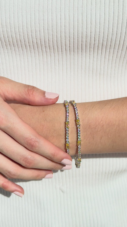 Lemon Baguette Bracelet